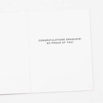 Girl Should Be Quote Graduation Card