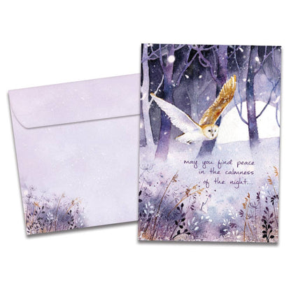 Owl Calmness Solstice Cards
