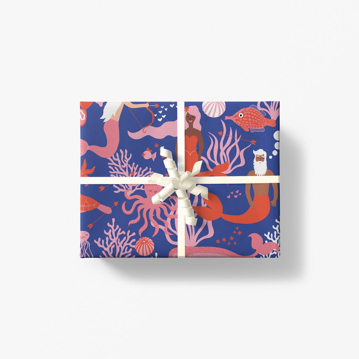 Sea of Love Double-Sided Wrapping Paper, 2 Rolls