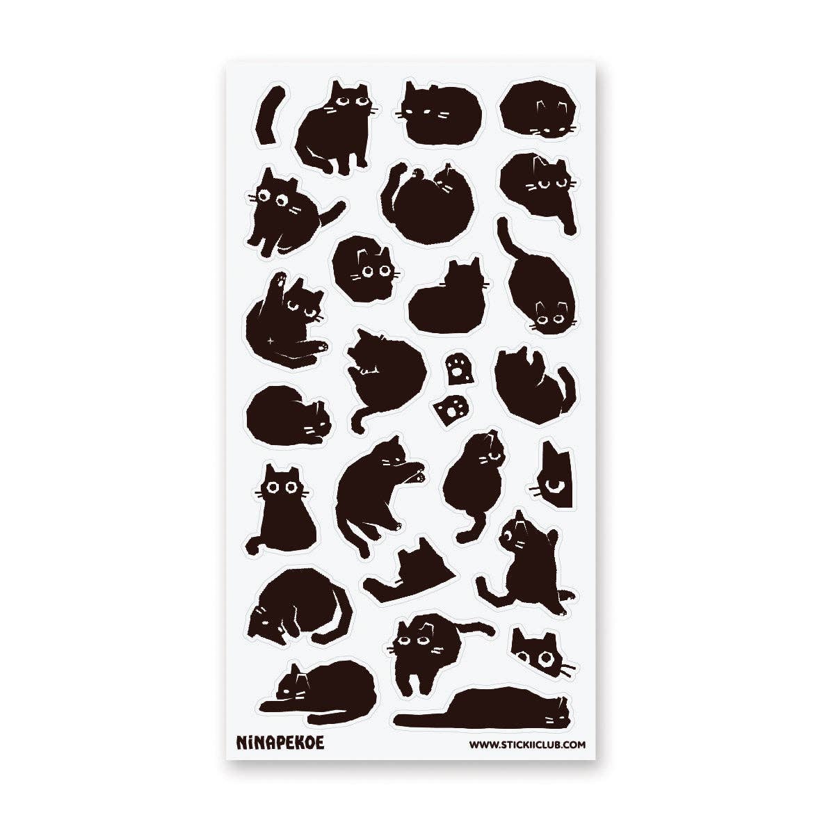 The Night Meows Sticker Sheet