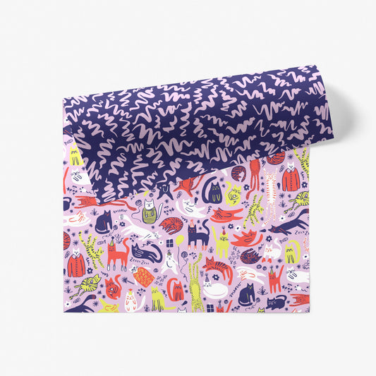 Catnip Lane Double-sided Wrapping Paper, 2 Rolls