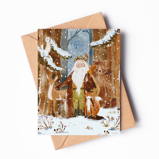Father Christmas Blank Card