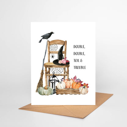 Toil & Trouble Halloween Card
