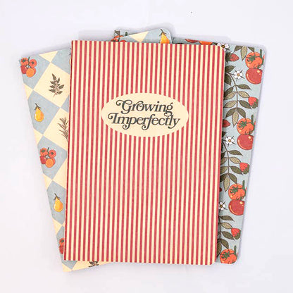 Growing Imperfectly Notebook, Set of 3