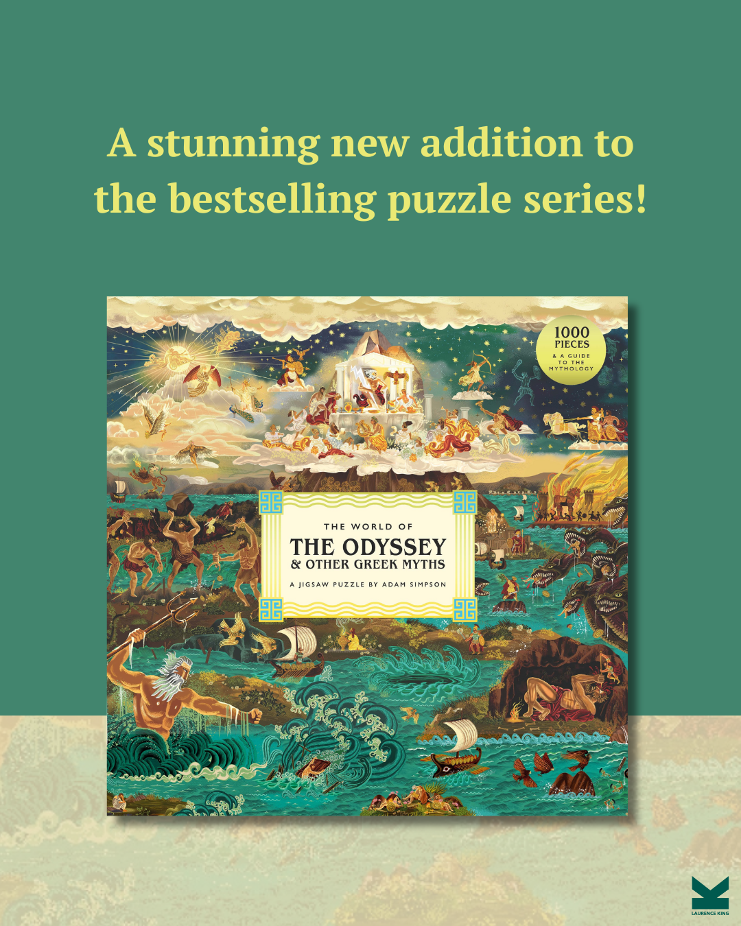 The World of the Odyssey & Other Greek Myths: 1000 Piece Puzzle