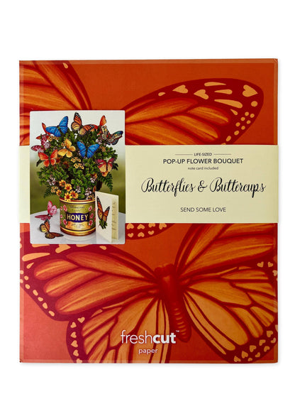 Butterflies & Buttercups Pop-Up Bouquet