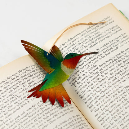 Ruby-Throated Hummingbird Ornament + Notecard