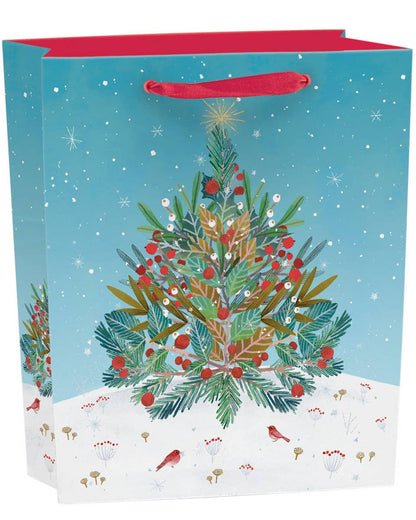 Beneath the Tree Medium Holiday Gift Bag