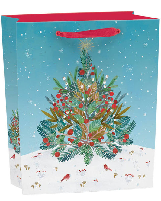 Beneath the Tree Medium Holiday Gift Bag