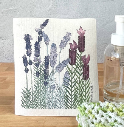 Lavender Swedish Dishclcoth