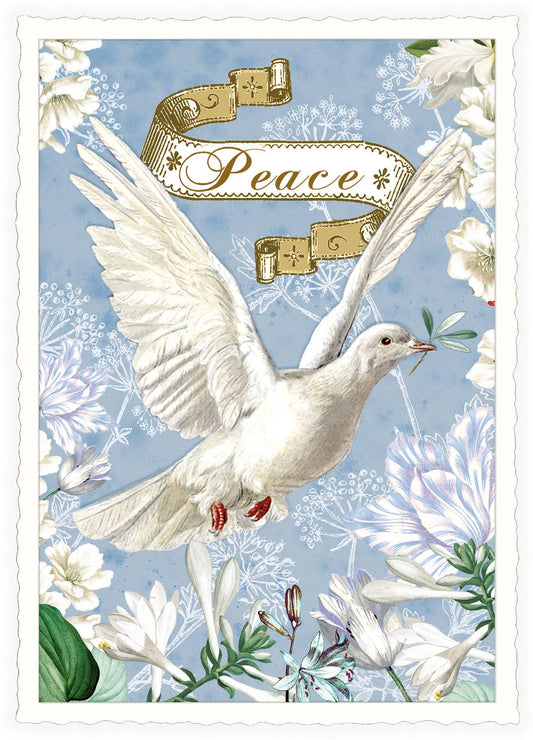 Peace Dove Holiday Postcard