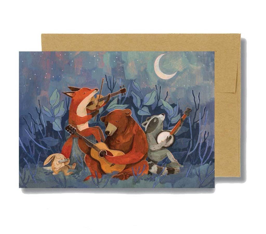 Moon & Stardust Blank Card