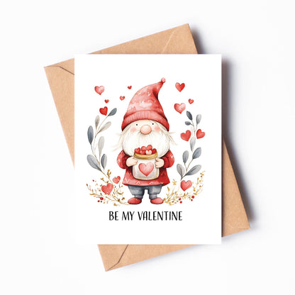 Gnome Valentine's Day Card