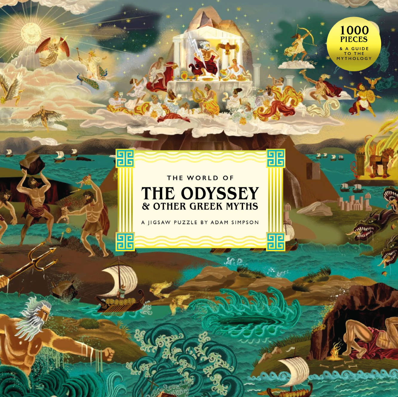 The World of the Odyssey & Other Greek Myths: 1000 Piece Puzzle