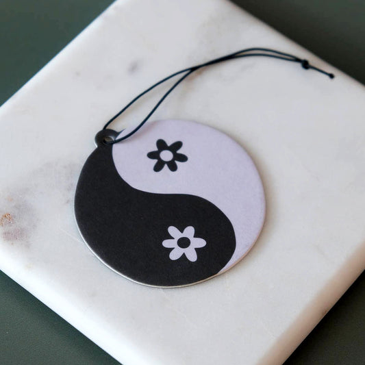 YinYang Coconut Scented Car Air Freshener
