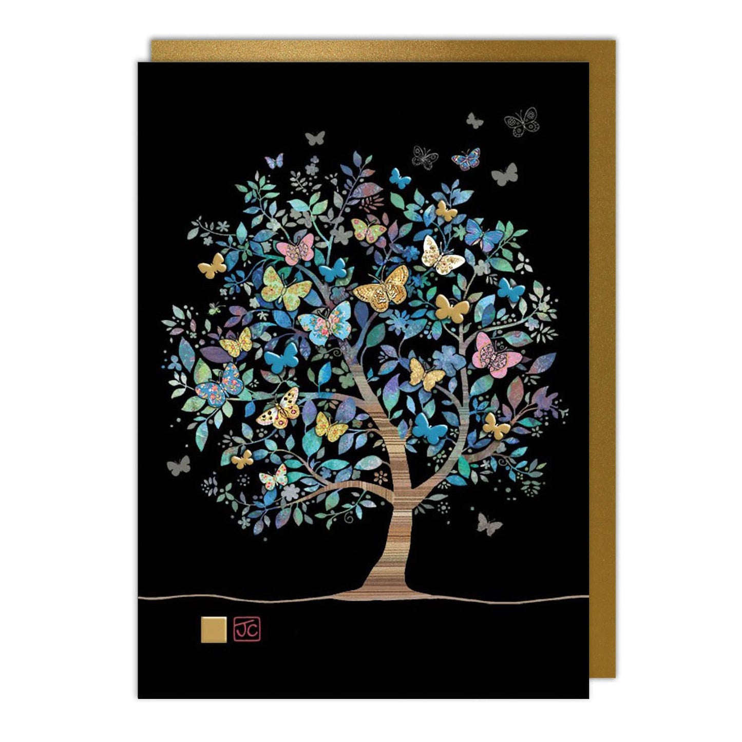 Butterfly Tree Blank Card