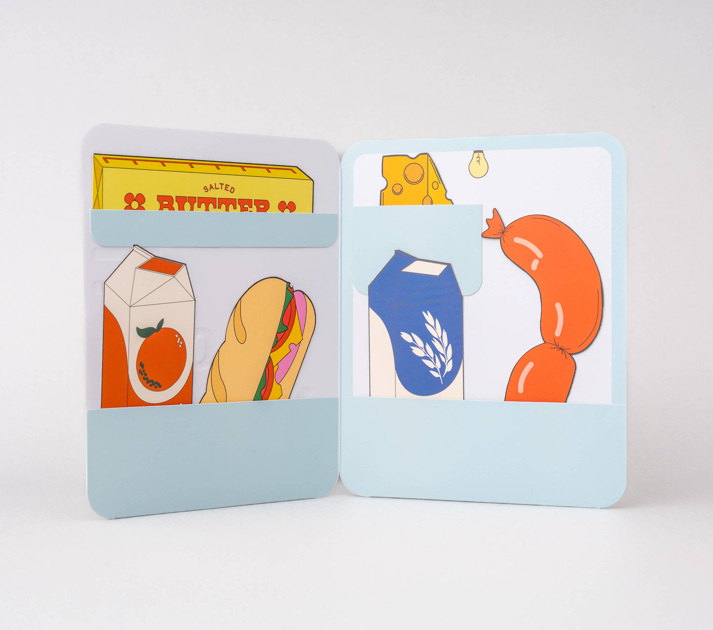 Fridge Foods Bookmark Set