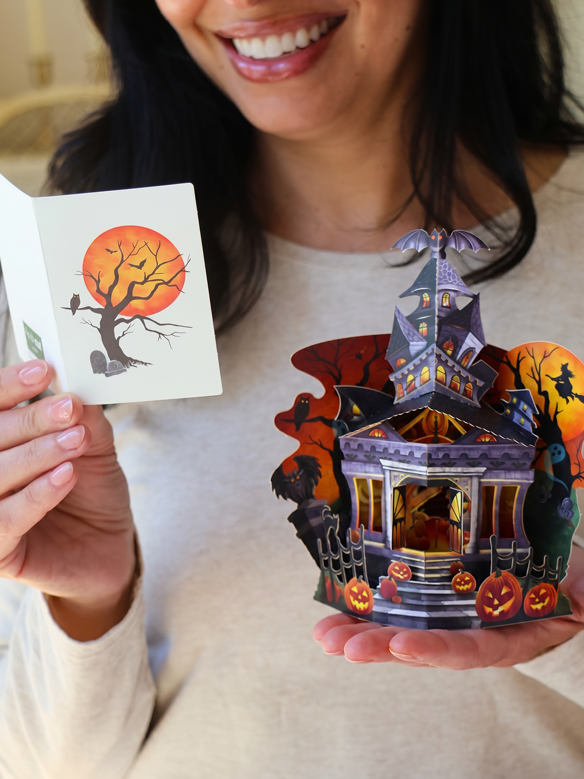 Haunted House Halloween Pop-Up Bouquet