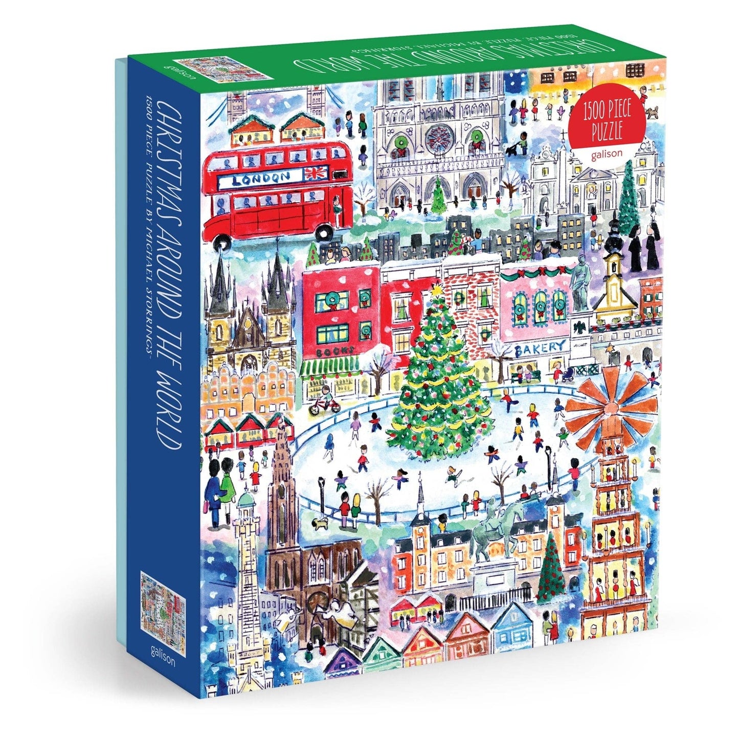Michael Storrings" Christmas Around the World 1500 Piece Puzzle
