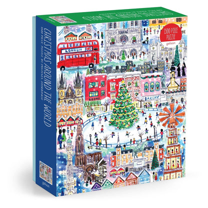 Michael Storrings" Christmas Around the World 1500 Piece Puzzle