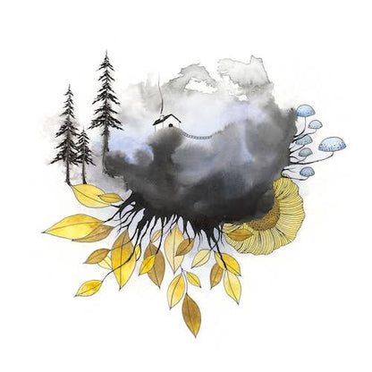 On the Quiet Side Blank Card