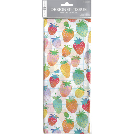 Sweet Strawberries Tissue Paper