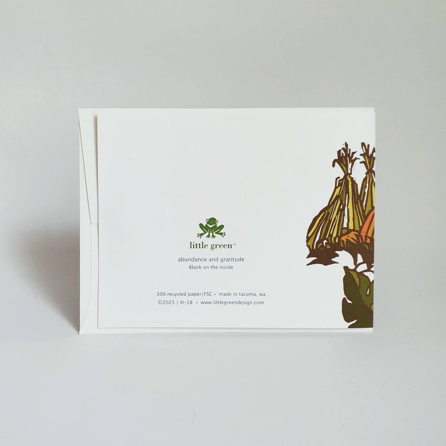 Abundance & Gratitude Pumpkins Card