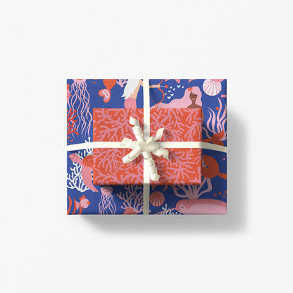 Sea of Love Double-Sided Wrapping Paper, 2 Rolls