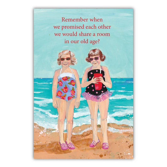 Beachfront Property Friendship Card