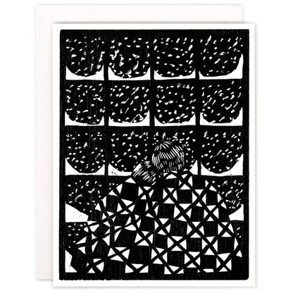 The Snow Is Snowing Winter Holidays Card