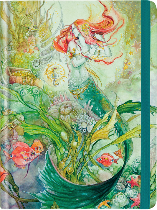 Mermaid Medium Haredcover Journal