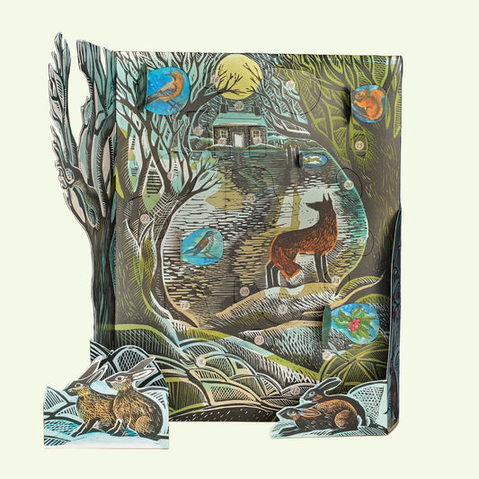 Fox & Cottage Pop-Up Die-Cut Large Advent Calendar