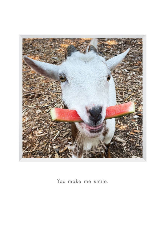 Watermelon Smile Birthday Card & Bookmark