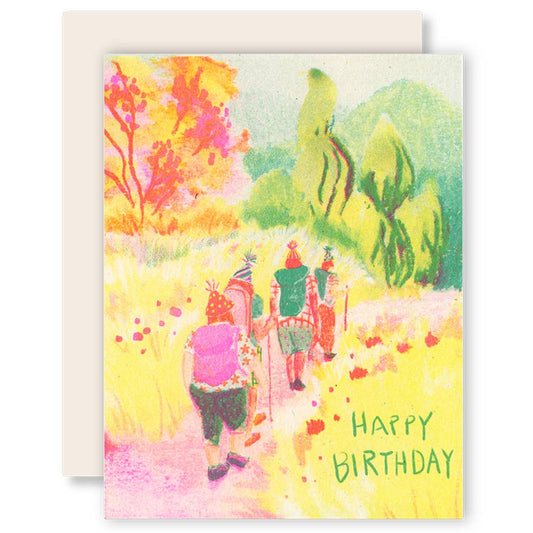 Hikers Birthday Card