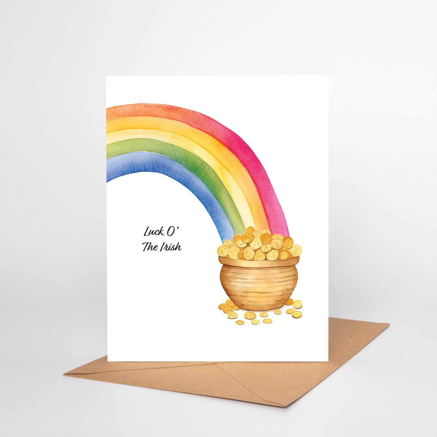Lucky Rainbow St. Patrick's Day Card