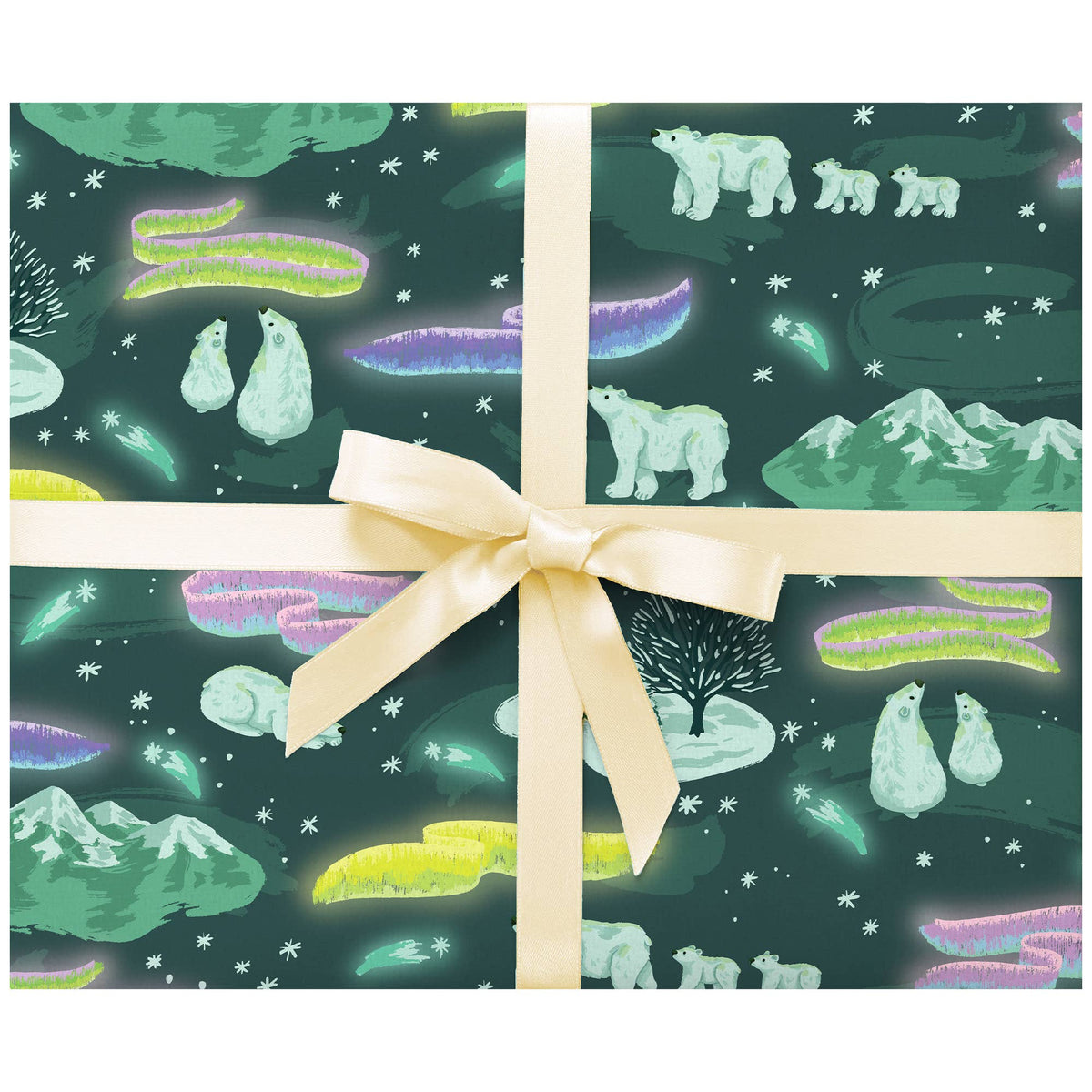 Aurora Borealis Gift Wrap, 2 Rolls