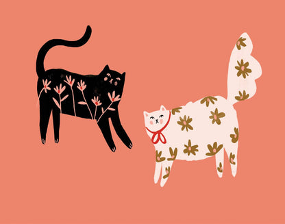 Cinnamon Chic Cat Thanks & Blank Boxed Cards