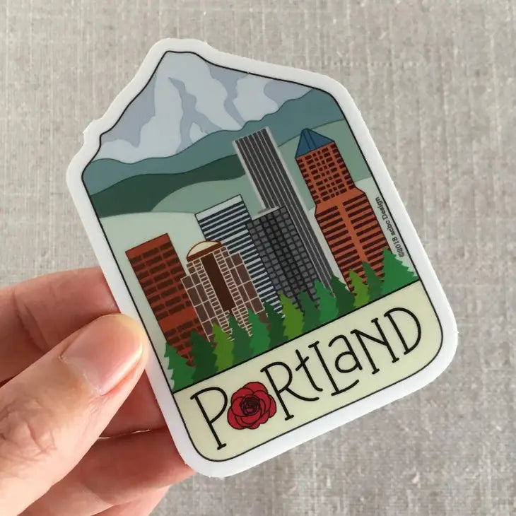 Portland Infinity Sticker City of Portland Vinyl Sticker – Allport Editions