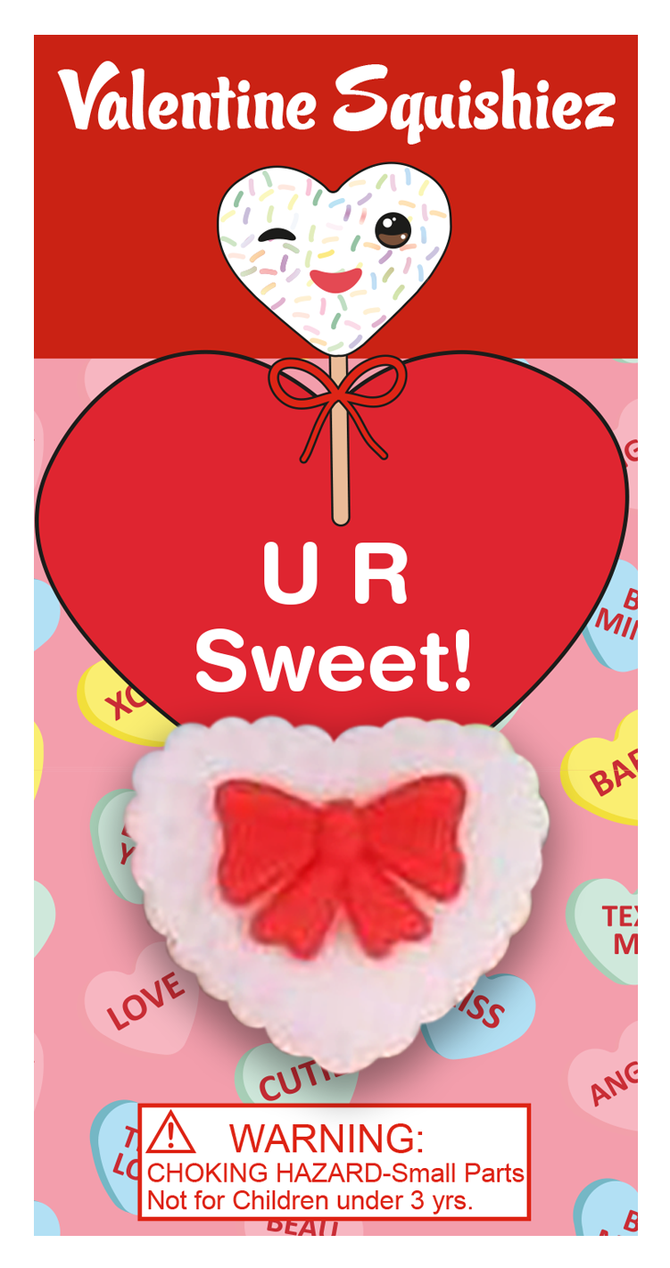 Super Squishy Valentine Squishiez Fidget Toy