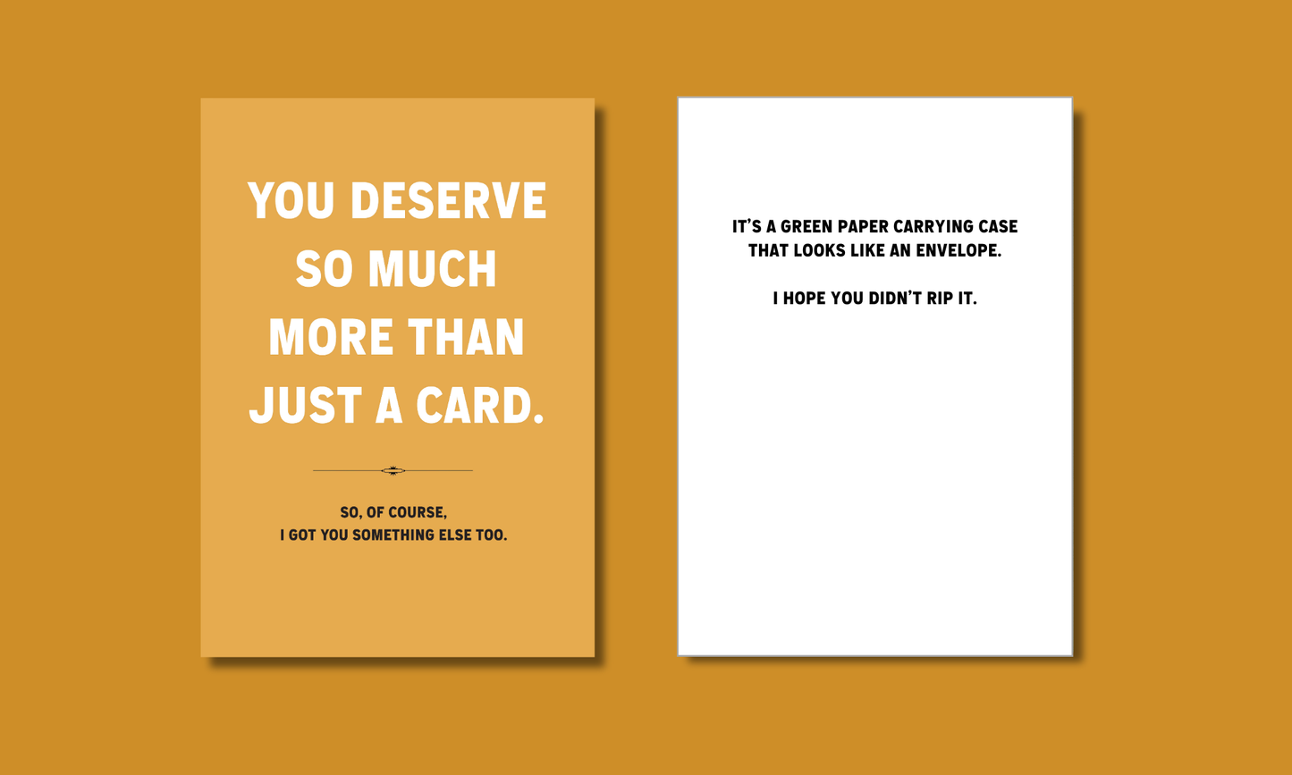 More Than Just a Card Birthday Card