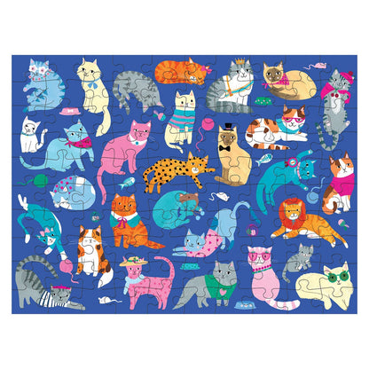 Cats & Dogs Double-Sided Puzzle - 100pc