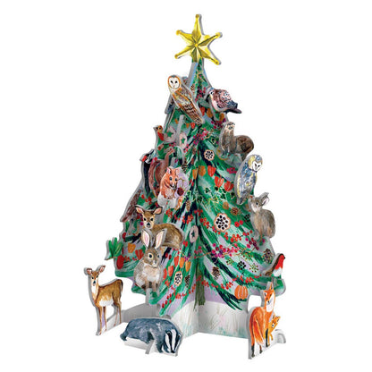 Winter's Song Tree 3D Pop & Slot Advent Calendar