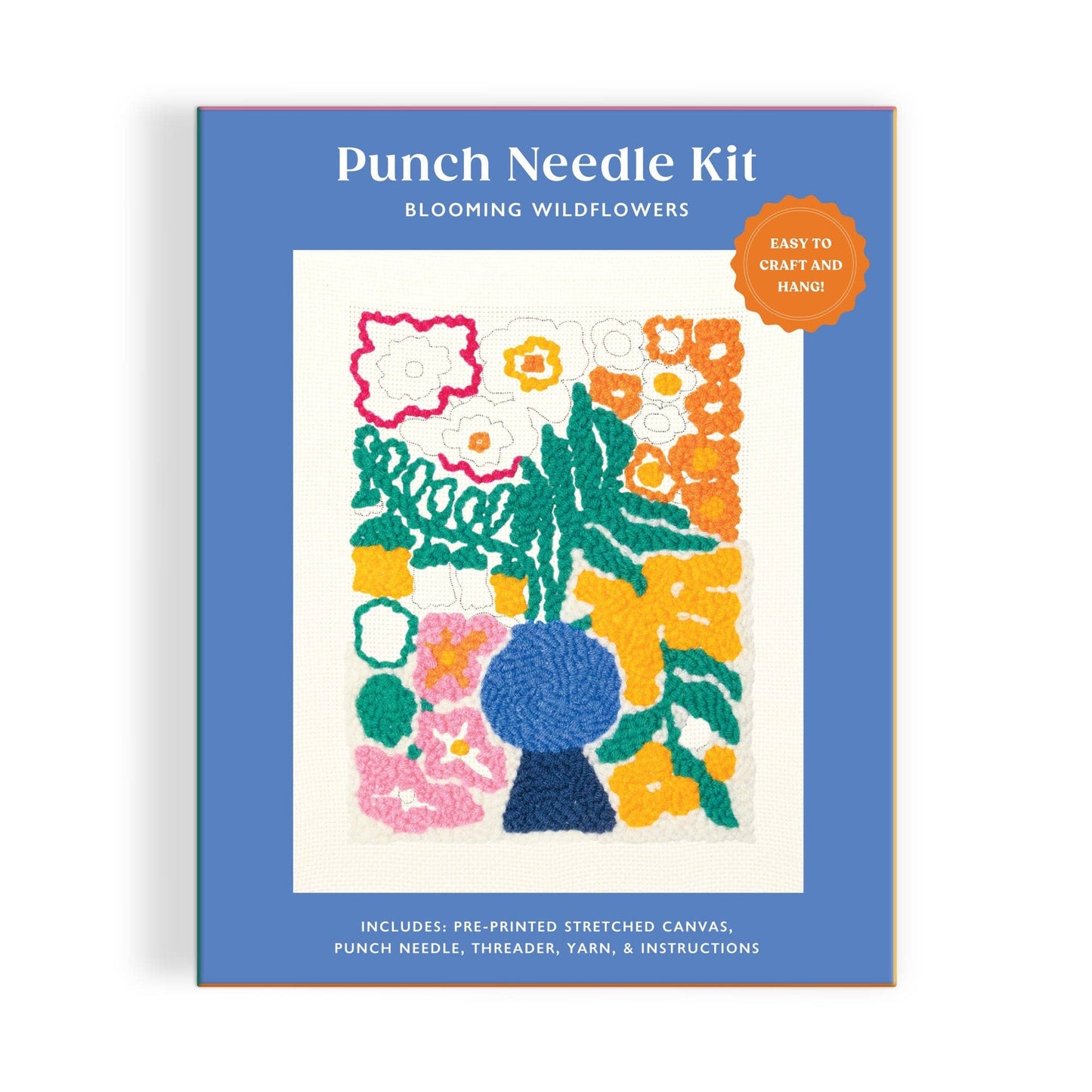 Blooming Wildflowers DIY Punch Needle Kit