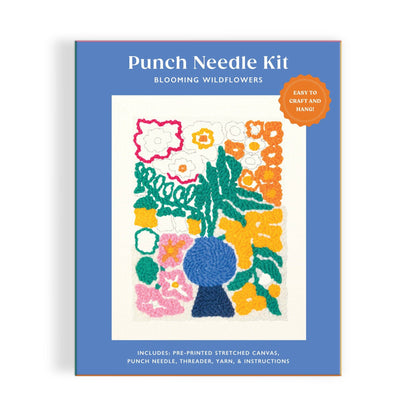 Blooming Wildflowers DIY Punch Needle Kit