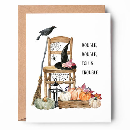 Toil & Trouble Halloween Card