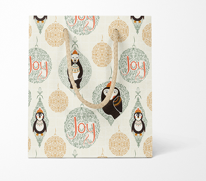 Holiday Friends Gift Bag