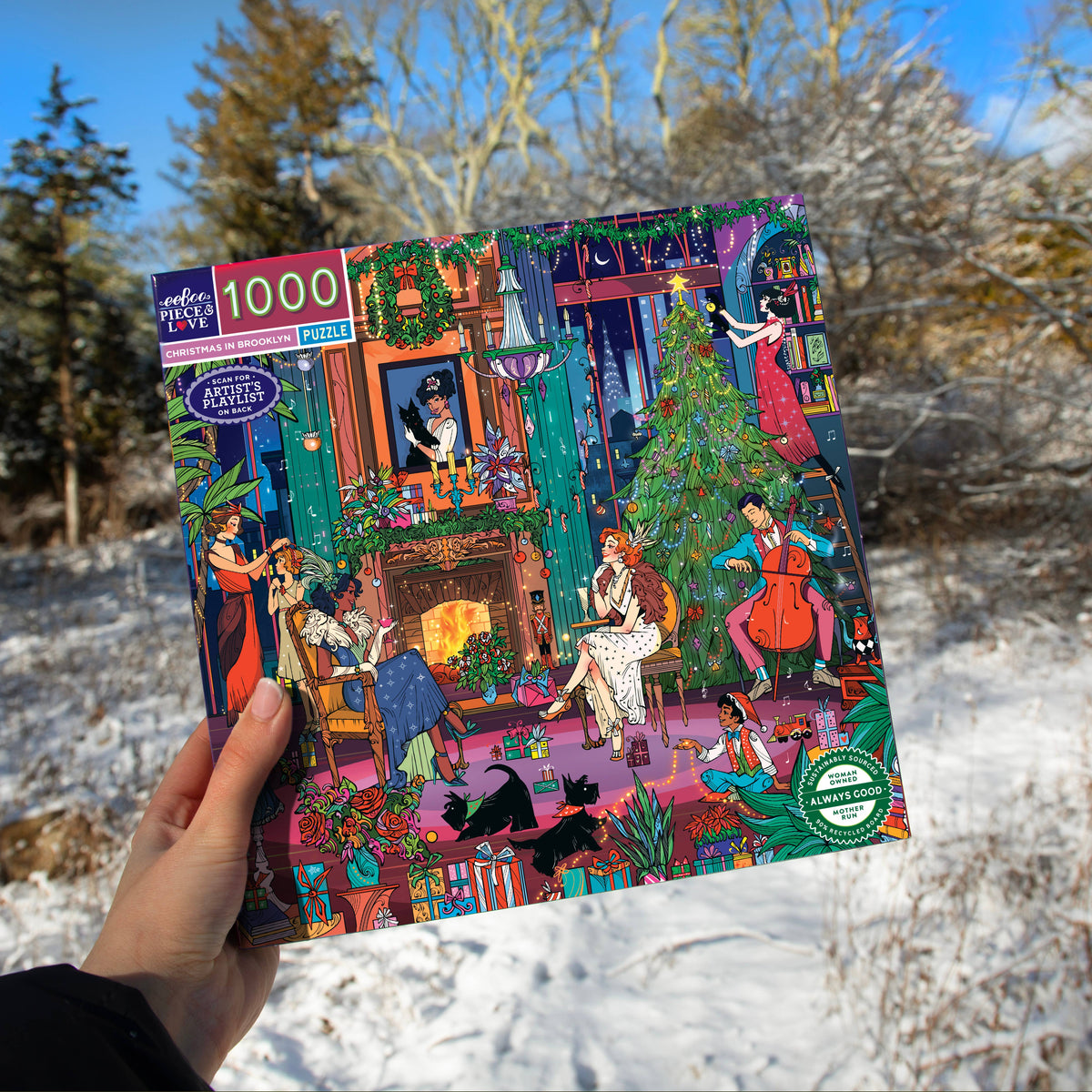 Christmas in Brooklyn 1000 Piece Puzzle