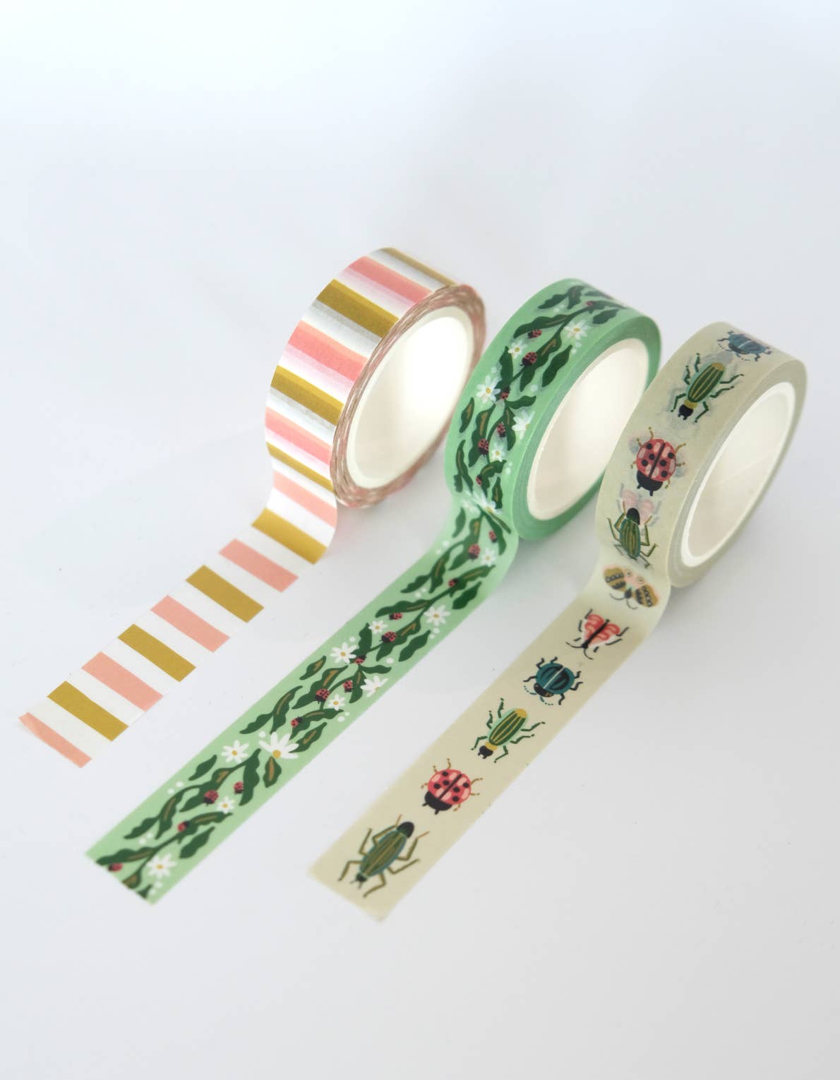 Entomologist Garden Washi Tape, Set of 3