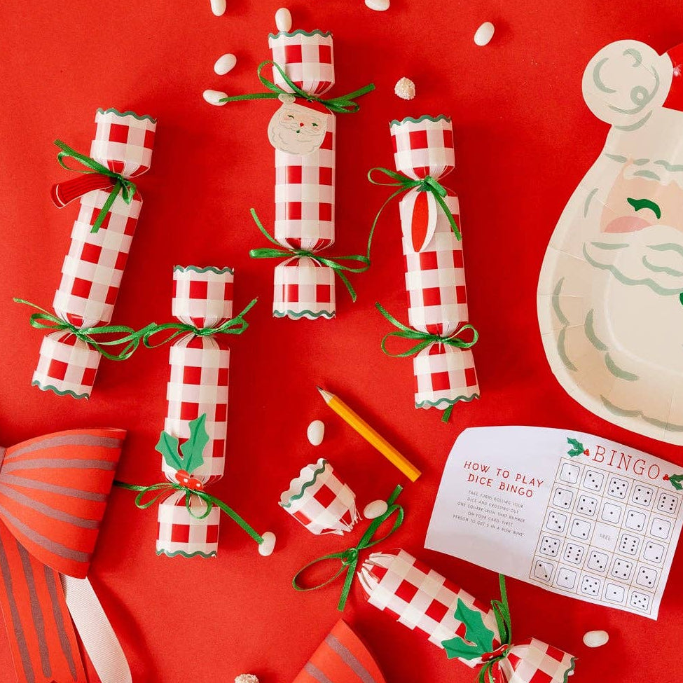 Plaid Sugar Plum Christmas Crackers