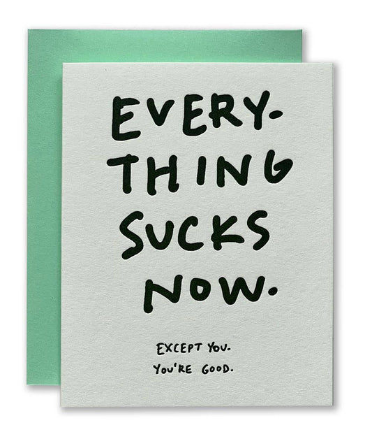 Everything Sucks Now Friendship Card